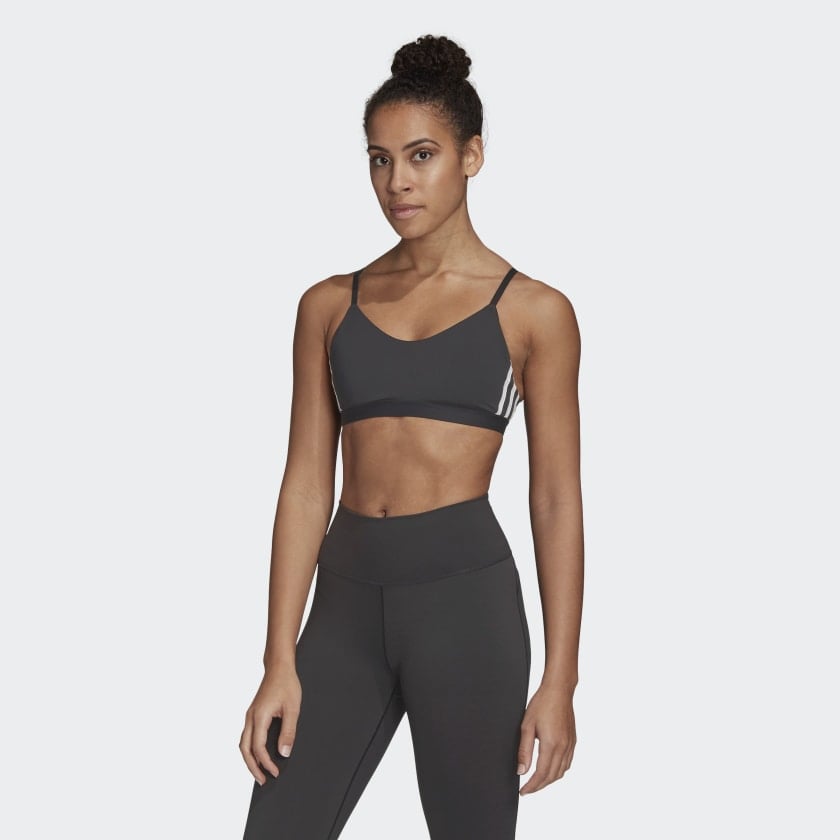 Adidas All Me 3-Stripes Sports Bra