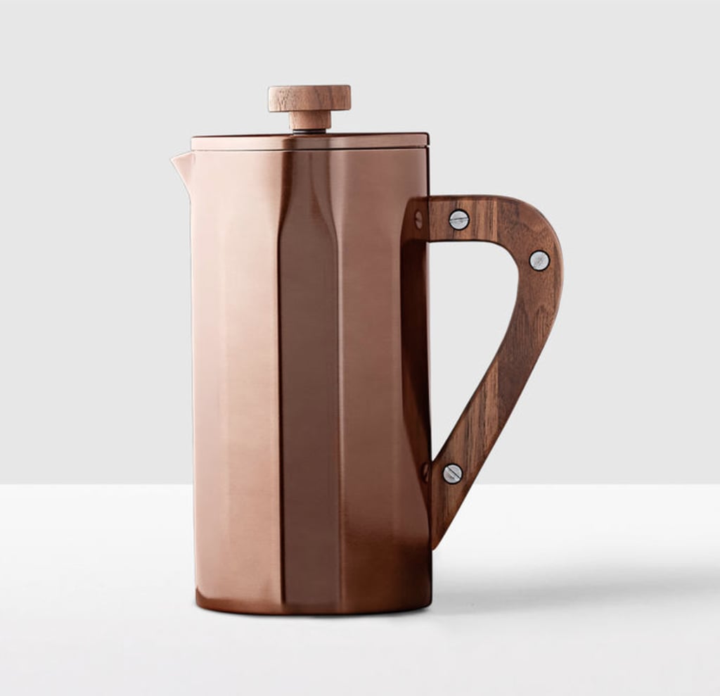 Stainless Steel Coffee Press With Walnut Handle ($25, originally $50)
