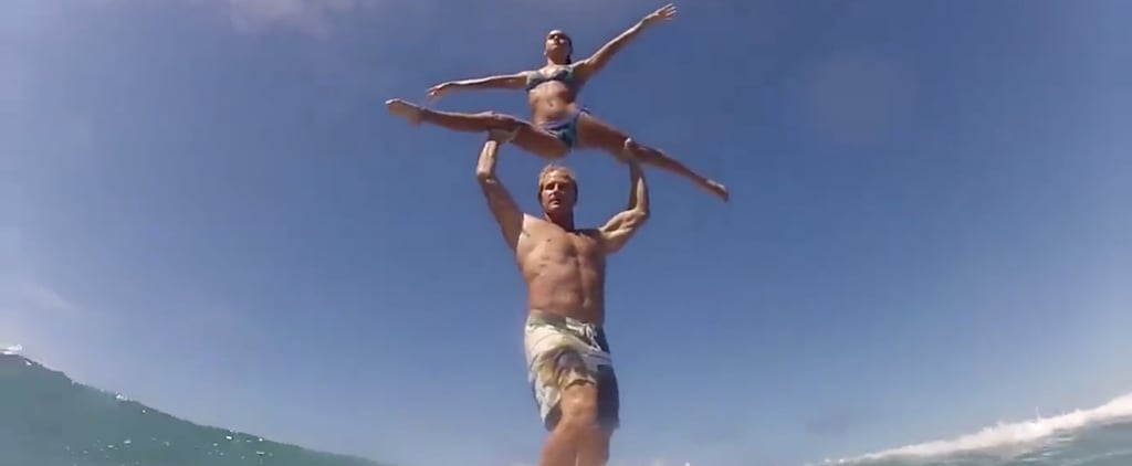 Couple Surfing Acrobatics | Video