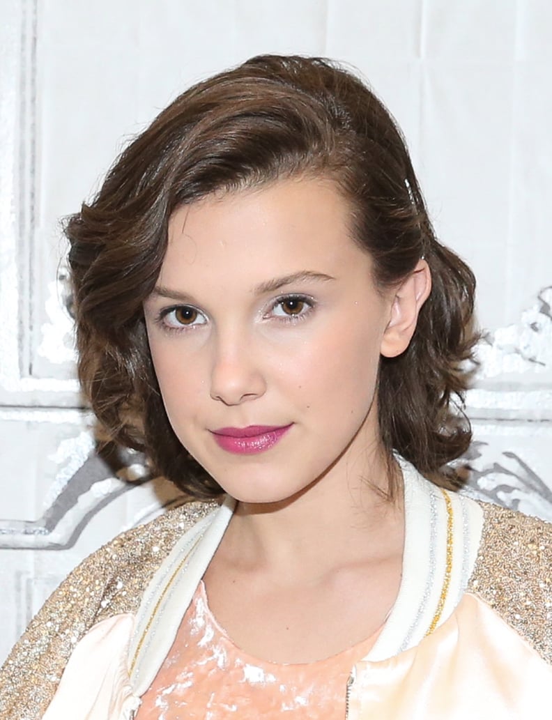 Millie Bobby Brown With a Lob Haircut in 2017