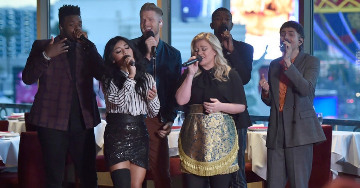 Pentatonix Kelly Clarkson “My Grown Up Christmas List” Video POPSUGAR Entertainment