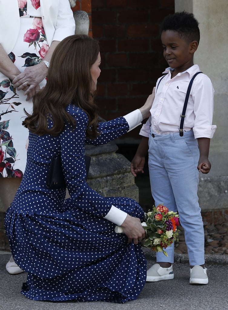 Kate Middleton Wears Polka-Dot Dress to Bletchley Park 2019