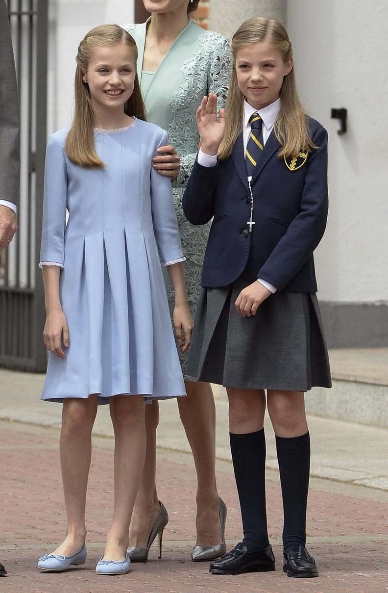 Princess Leonor and Infanta Sofía in 2017