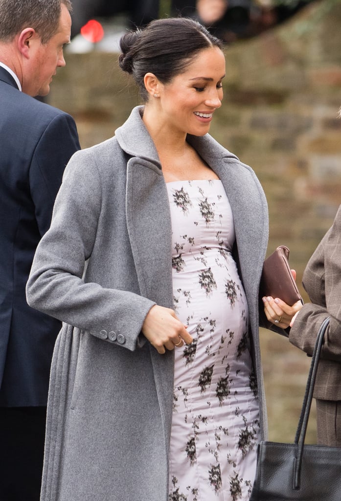 Meghan Markle's Gray Coat 2018