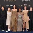 Angelina Jolie's Daughter Zahara Wears Her Mom's 2014 Oscars Dress to the Eternals Premiere