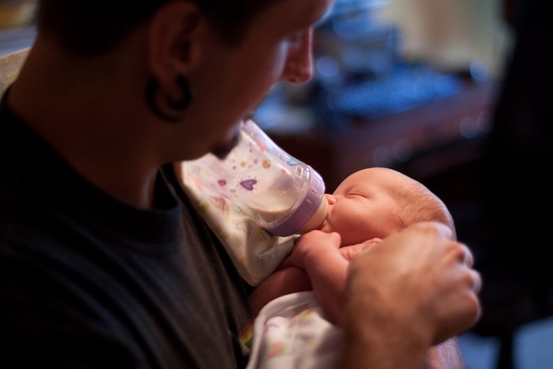 The fact that you would actually wake your sleeping baby up to eat.