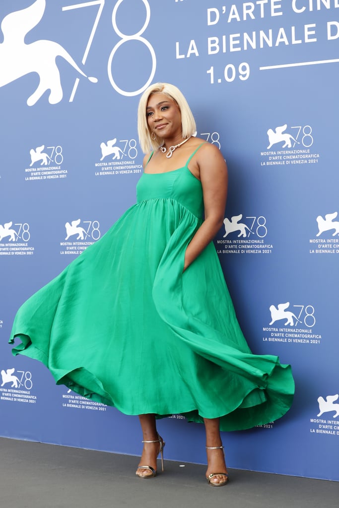 Shop Tiffany Haddish's Emerald Azeeza Dress in Venice