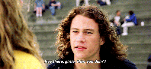 Playing bad-boy-turned-romantic Patrick Vernon in 10 Things I Hate About You.