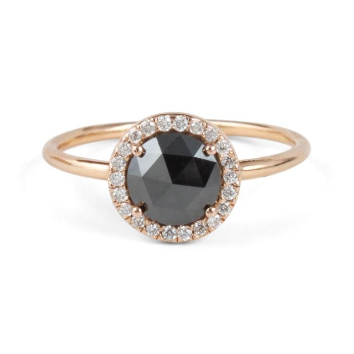Black Diamond Aura Ring by Blanca Monrós Gómez