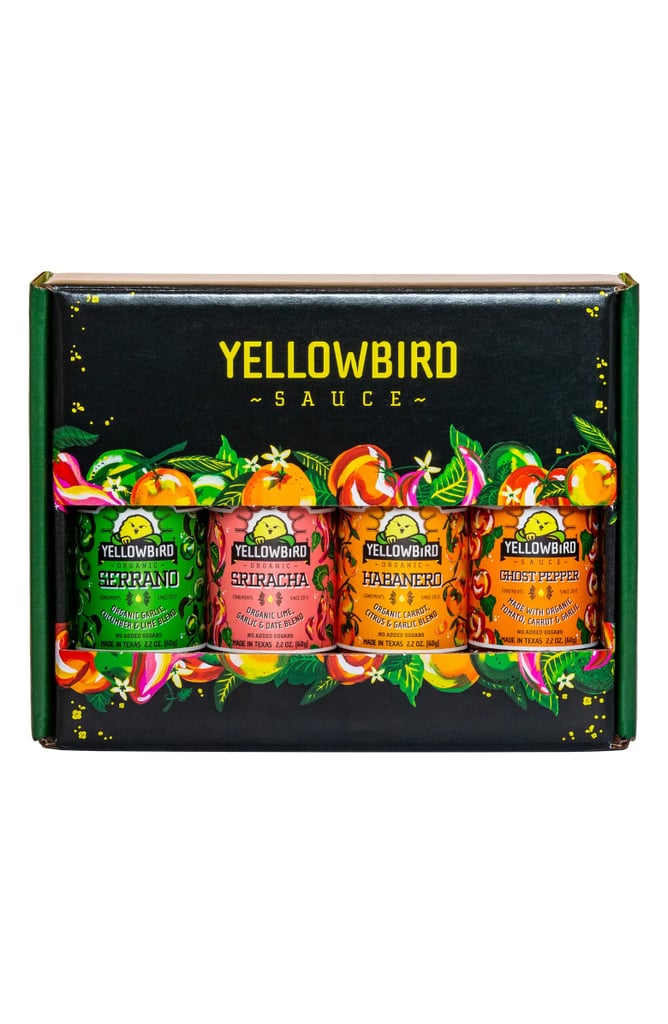 For the Hot-Sauce Fan: Yellow Bird 4-Pack 2.2-Ounce Organic Hot Sauce Sampler