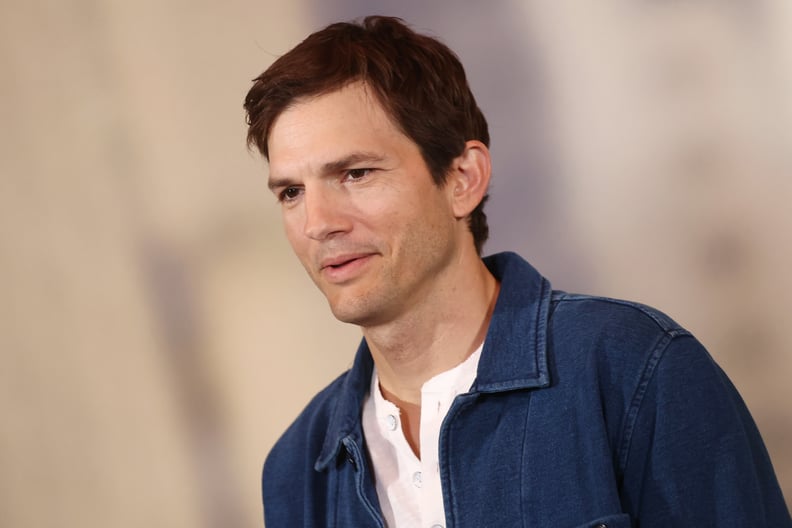 ashton kutcher at your place or or mine photocall