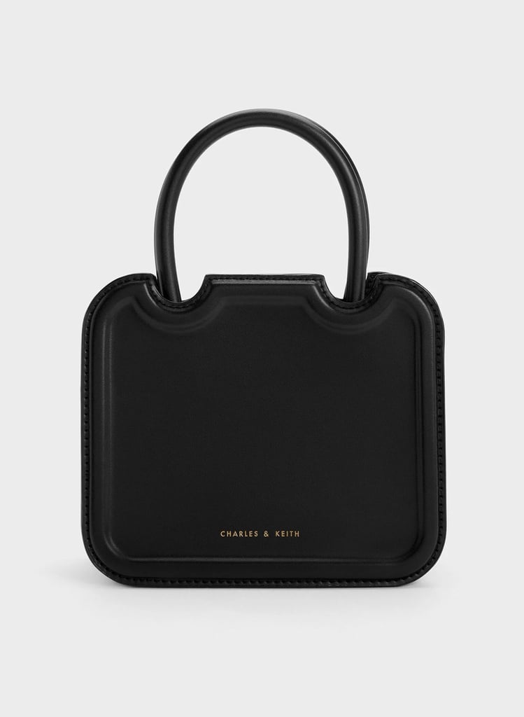 Charles & Keith Perline Sculptural Top Handle Bag