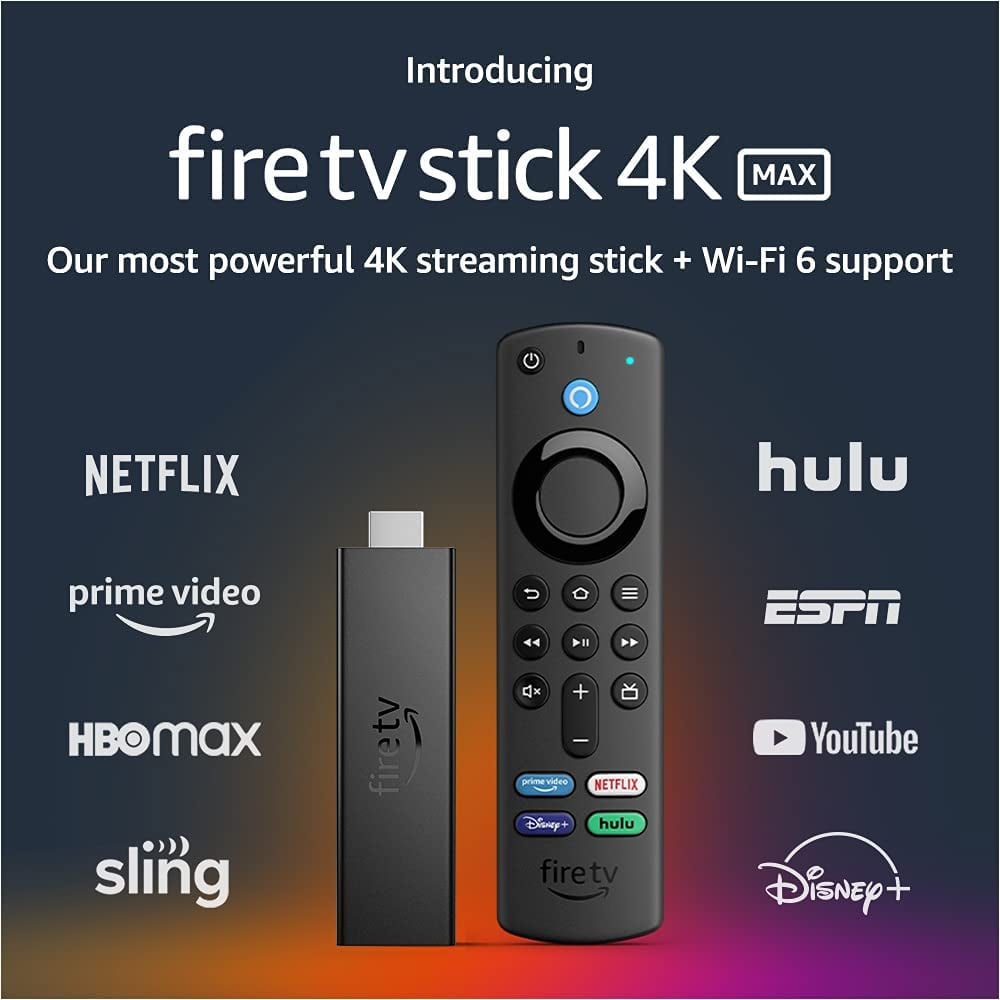 For Entertainment: Fire TV Stick 4K Max Streaming Device