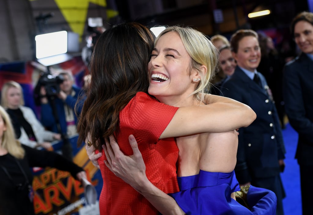 Pictures of Brie Larson, Lashana Lynch, and Gemma Chan