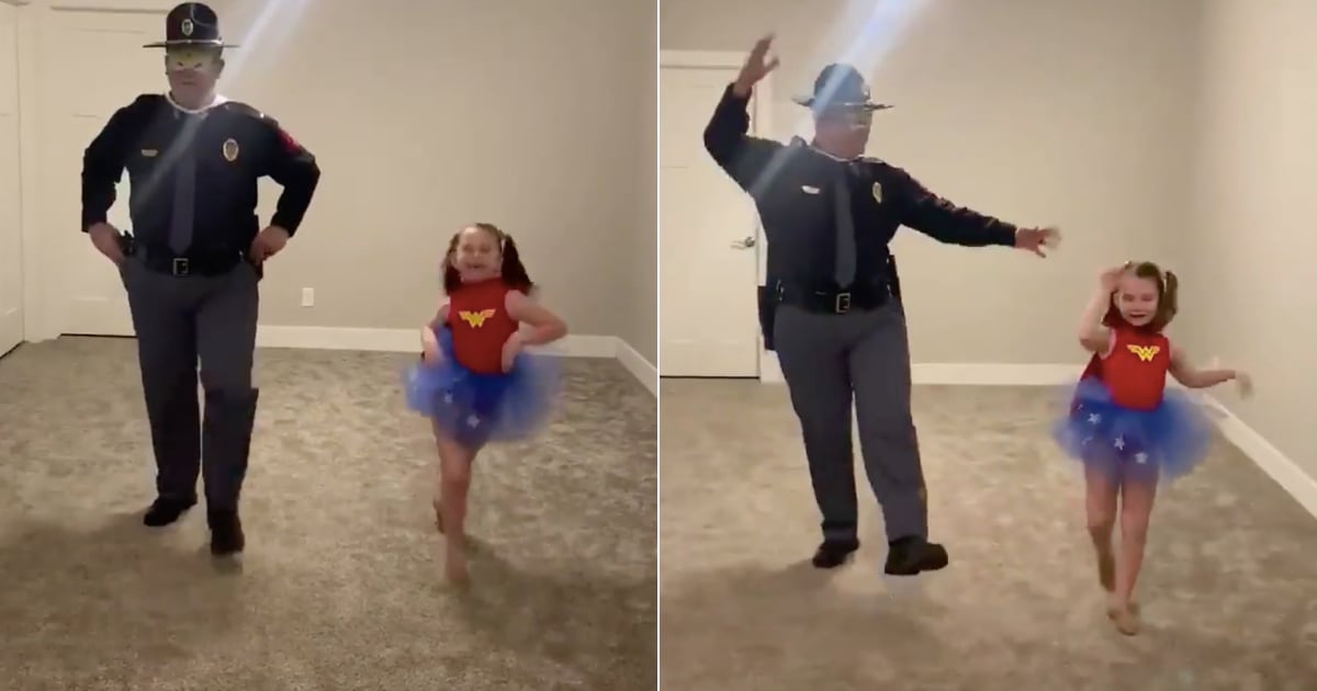 Dad Dances With Daughter When Recital Is Postponed Video Popsugar 