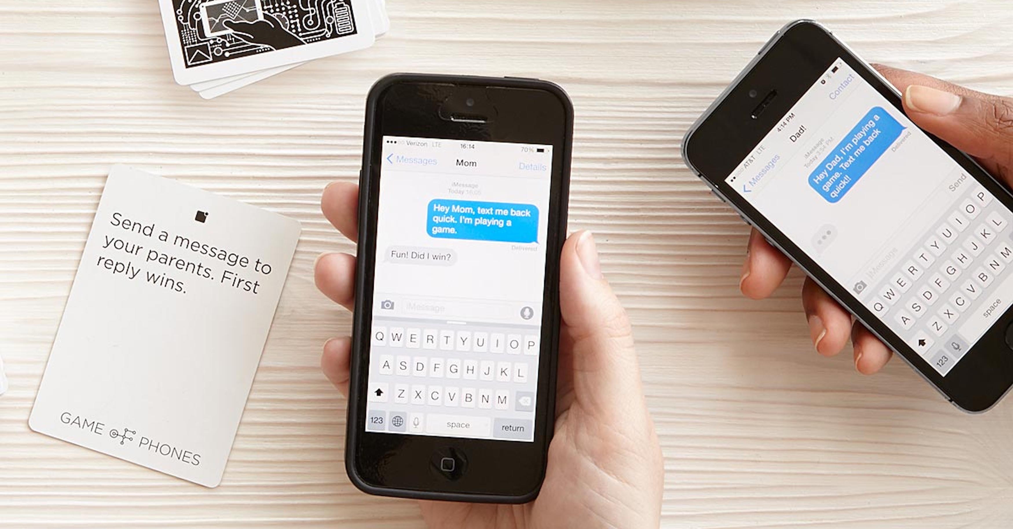 Game of Phones Card Game | PS Tech
