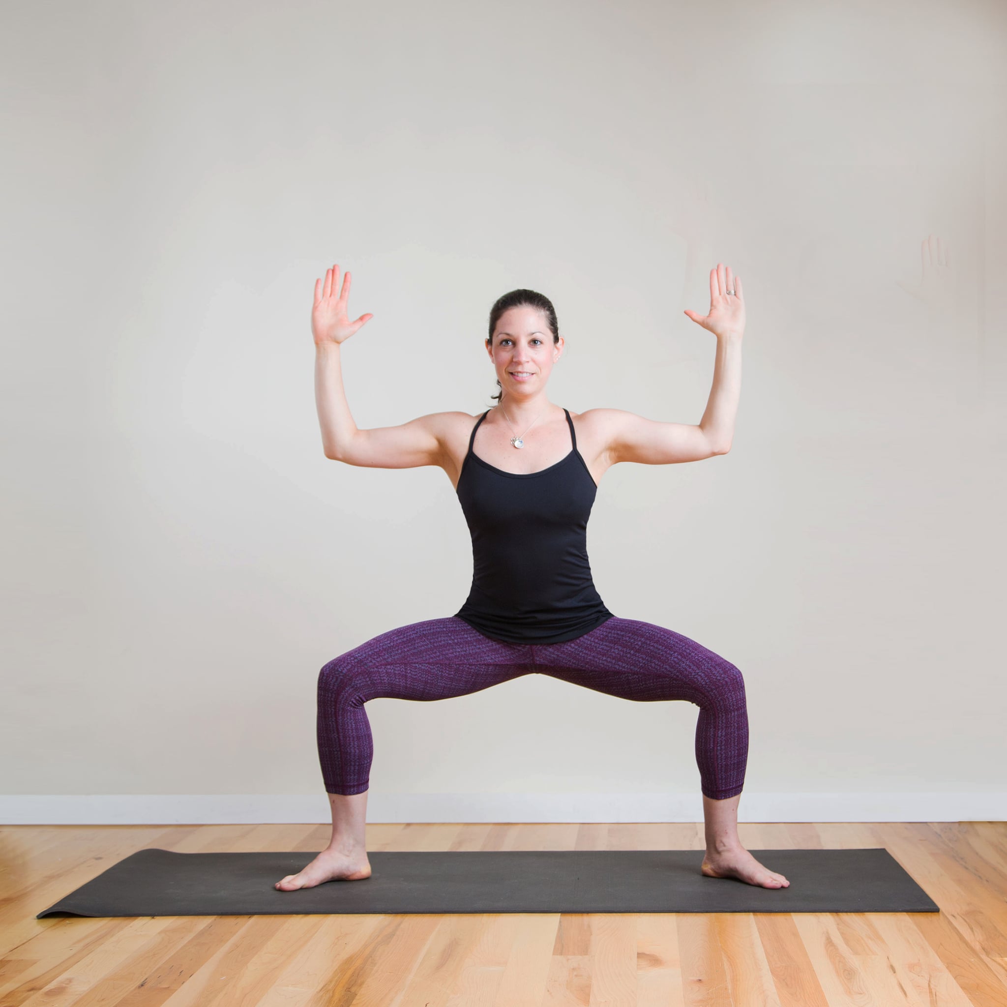 How to Do a goddess-pose breathing exercise « Yoga :: WonderHowTo