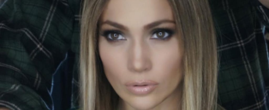 Jennifer Lopez Wears Straight '90s Hair