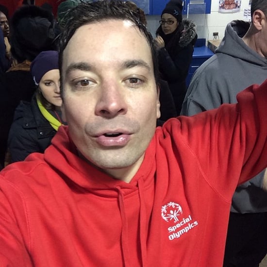 Watch Jimmy Fallon Take the Polar Plunge in Chicago