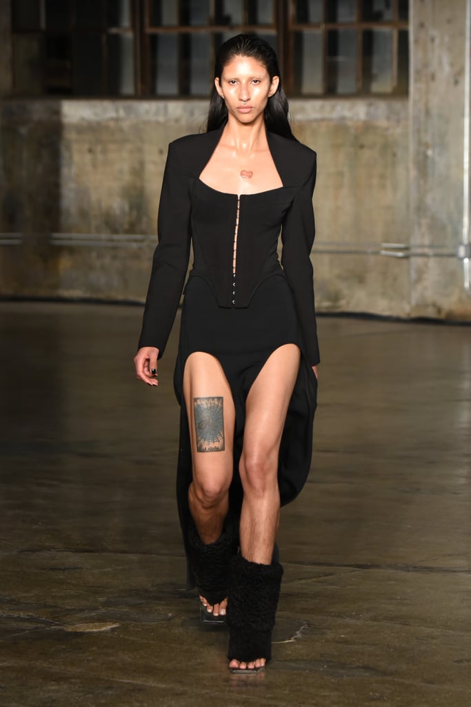 Dua Lipa's Dion Lee Corset on the Fall 2022 Runway