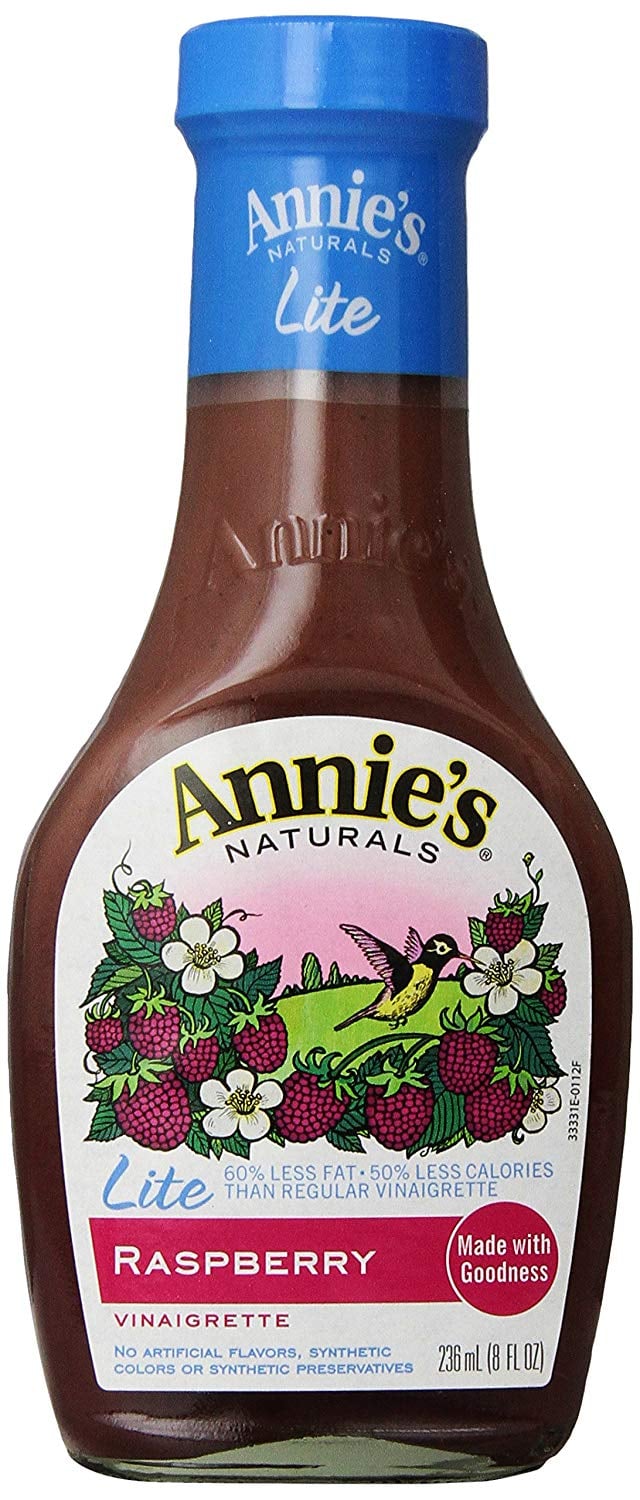 Annie's GlutenFree Lite Raspberry Vinaigrette Dressing Best Low
