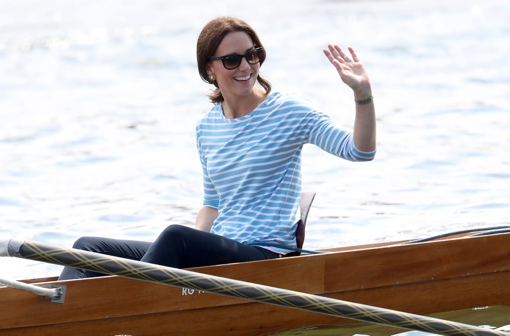 Kate Kept on Her Oscar de la Renta Earrings and Finished With a Pair of Sunglasses