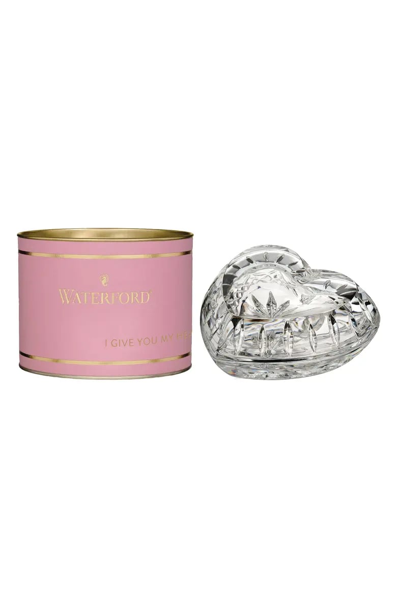 Cute Valentine's Gifts: Waterford Giftology Heart Lead Crystal Box
