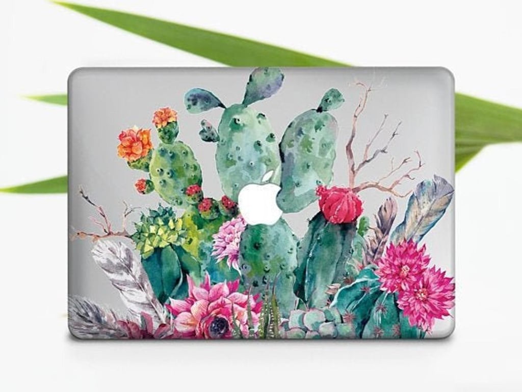 For a Protective and Stylish MacBook Case: Cactus Laptop Case