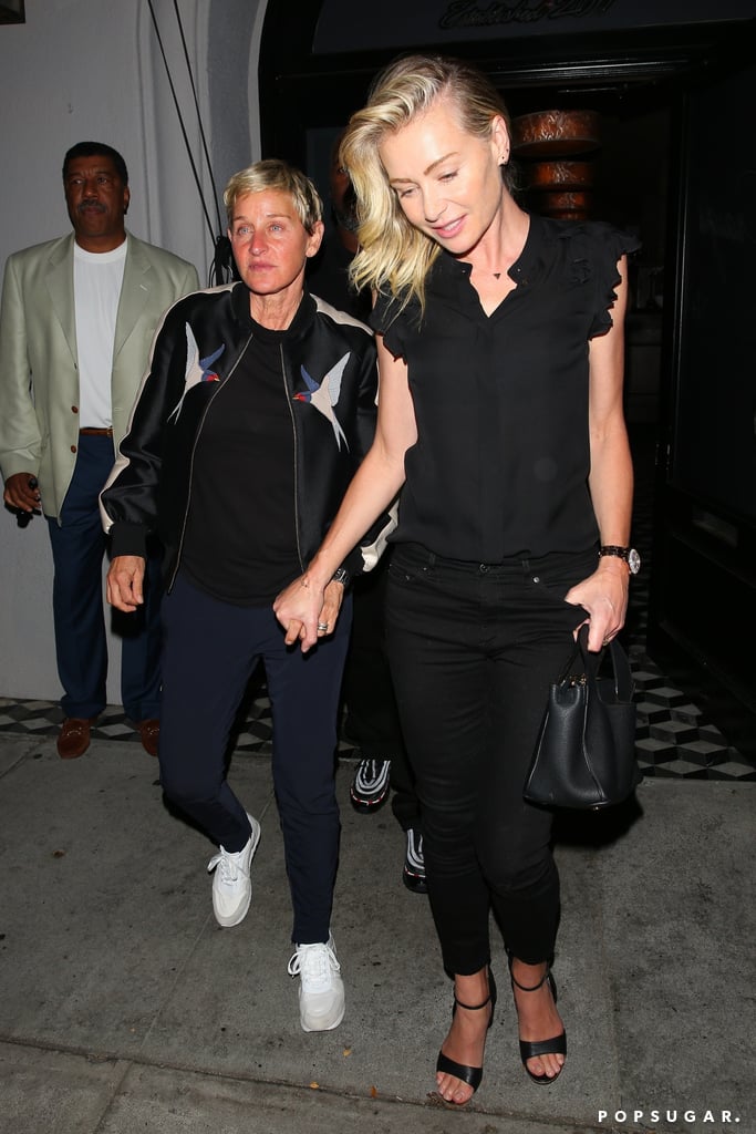 Ellen DeGeneres and Portia de Rossi in LA August 2018