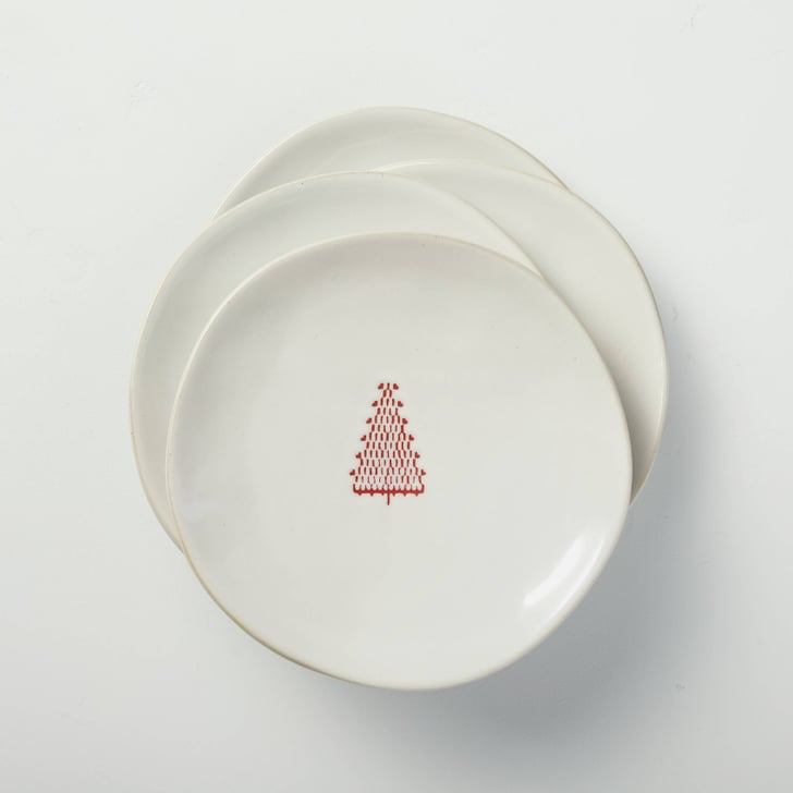 Etched Tree Stoneware Appetizer Plate Set | Hearth & Hand Magnolia