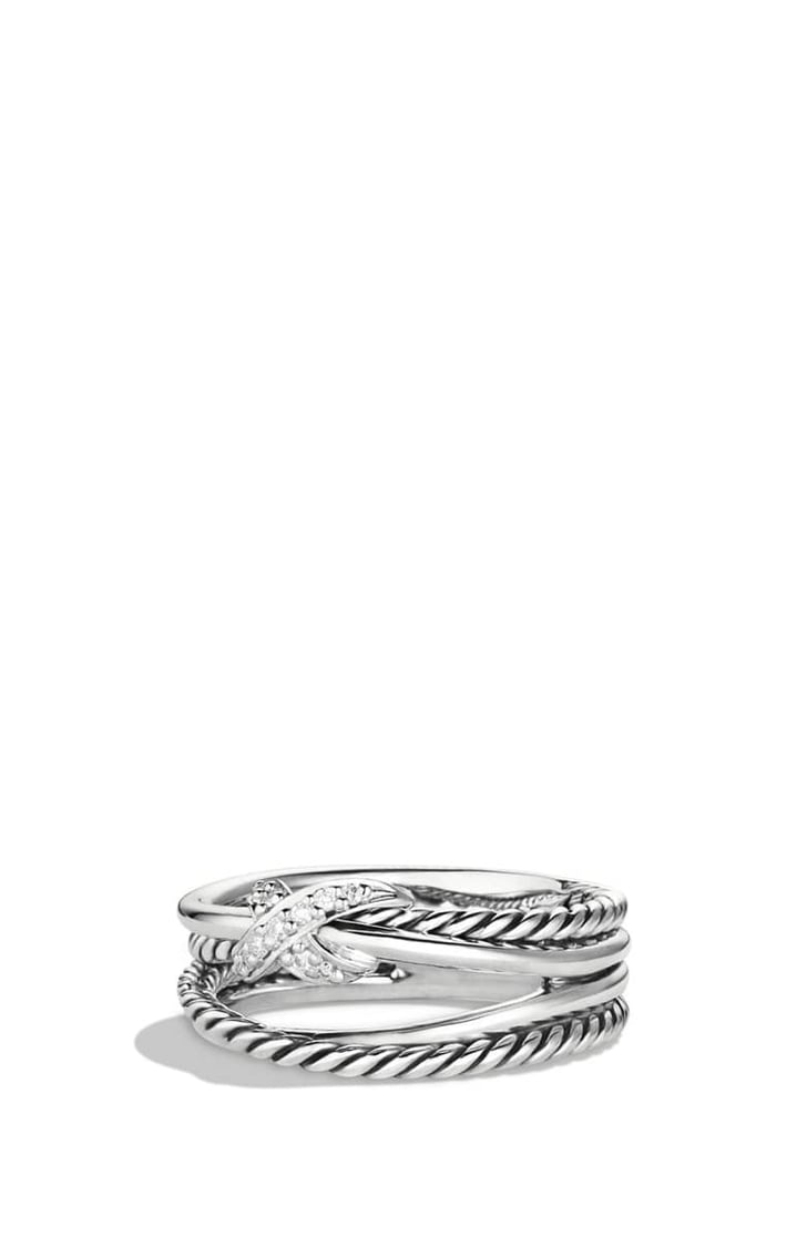 David Yurman X Crossover Ring With Diamonds | Best Jewelry Gifts For ...