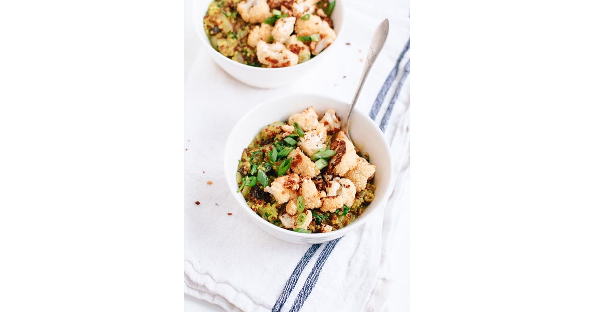 Curried Coconut Quinoa With Roasted Cauliflower and Greens Quinoa Recipes POPSUGAR Food Photo 2