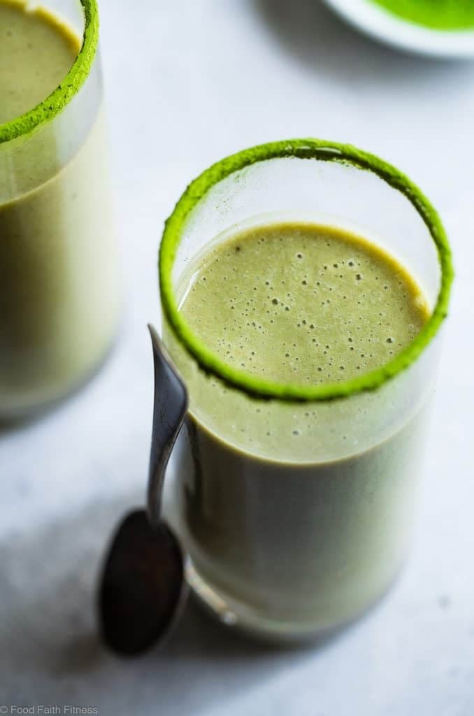 Vegan Banana Matcha Smoothie