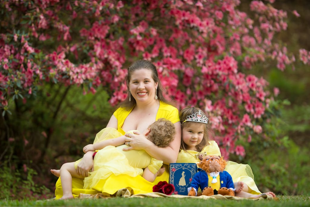 Beauty and the Beast Breastfeeding Photos
