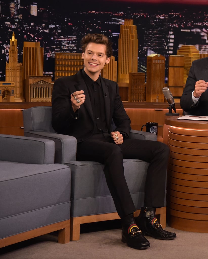 14 of Harry Styles's Best Shoe Moments to Obsess Over | POPSUGAR Fashion