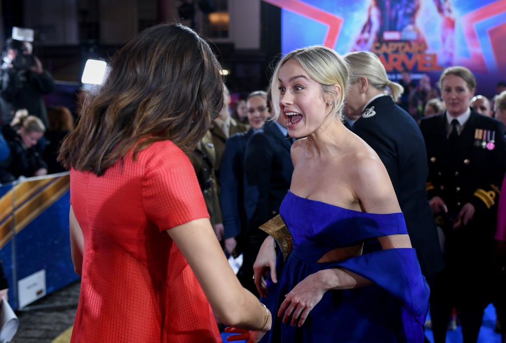 Pictures of Brie Larson, Lashana Lynch, and Gemma Chan