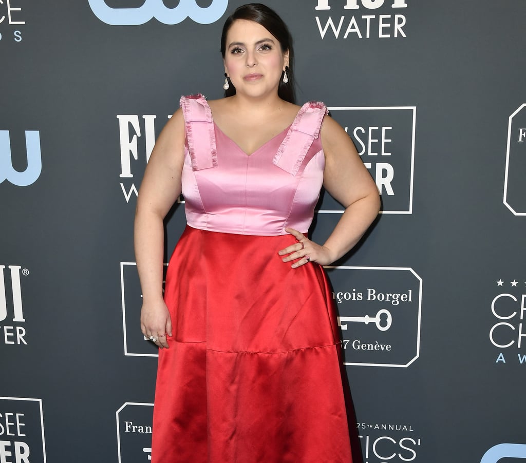 Beanie Feldstein's Dress Has a Valentine's Day Colour Palette
