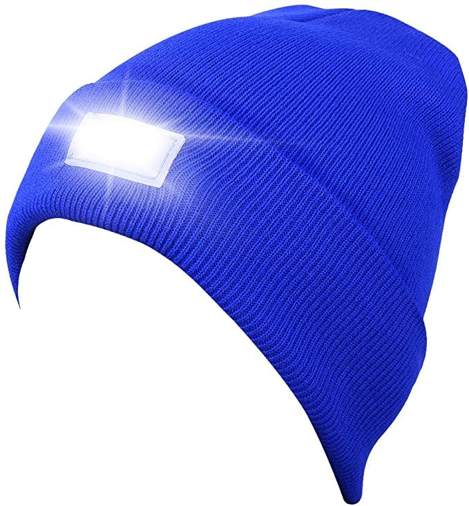 SnowCinda Unisex 5 LED Knitted Flashlight Beanie