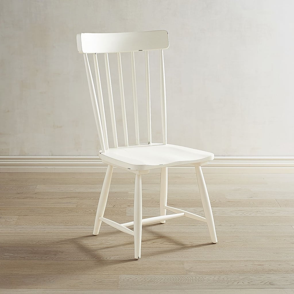 White Spindle Back Chair ($190)