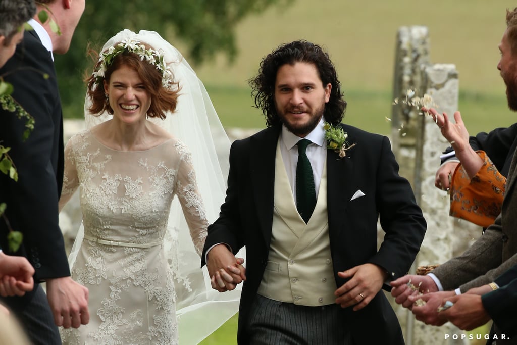 Kit Harington And Rose Leslie Wedding Pictures Popsugar Celebrity