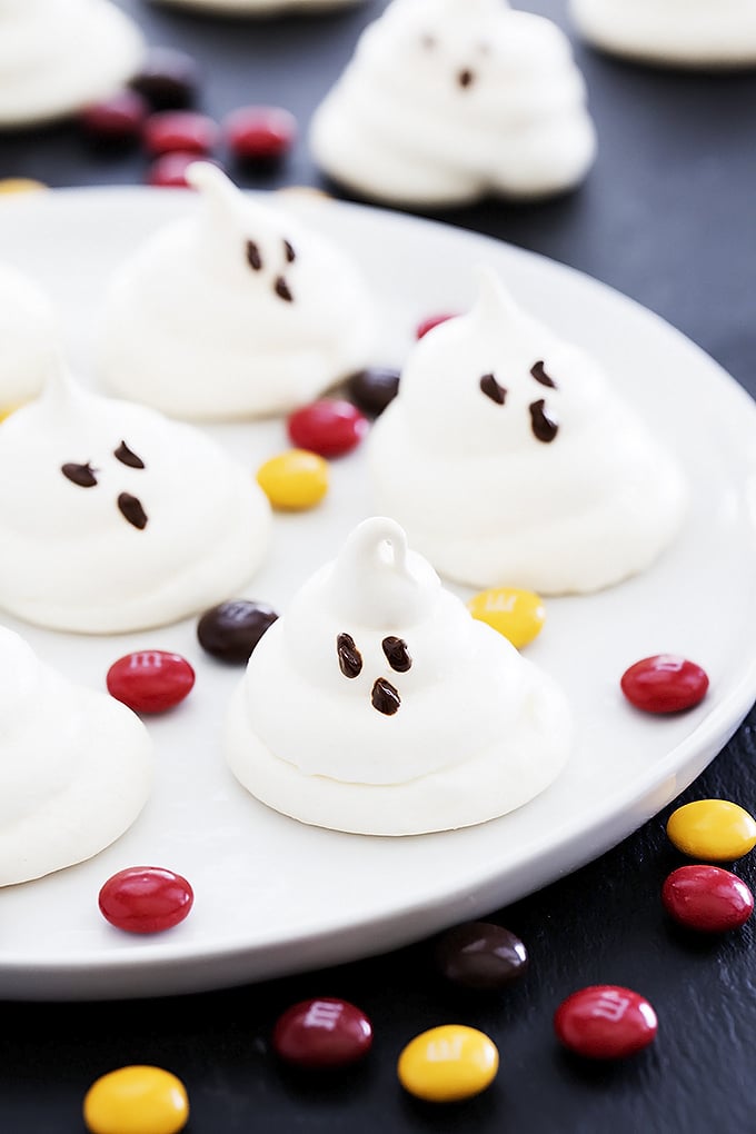 Almond Meringue Ghost Cookies