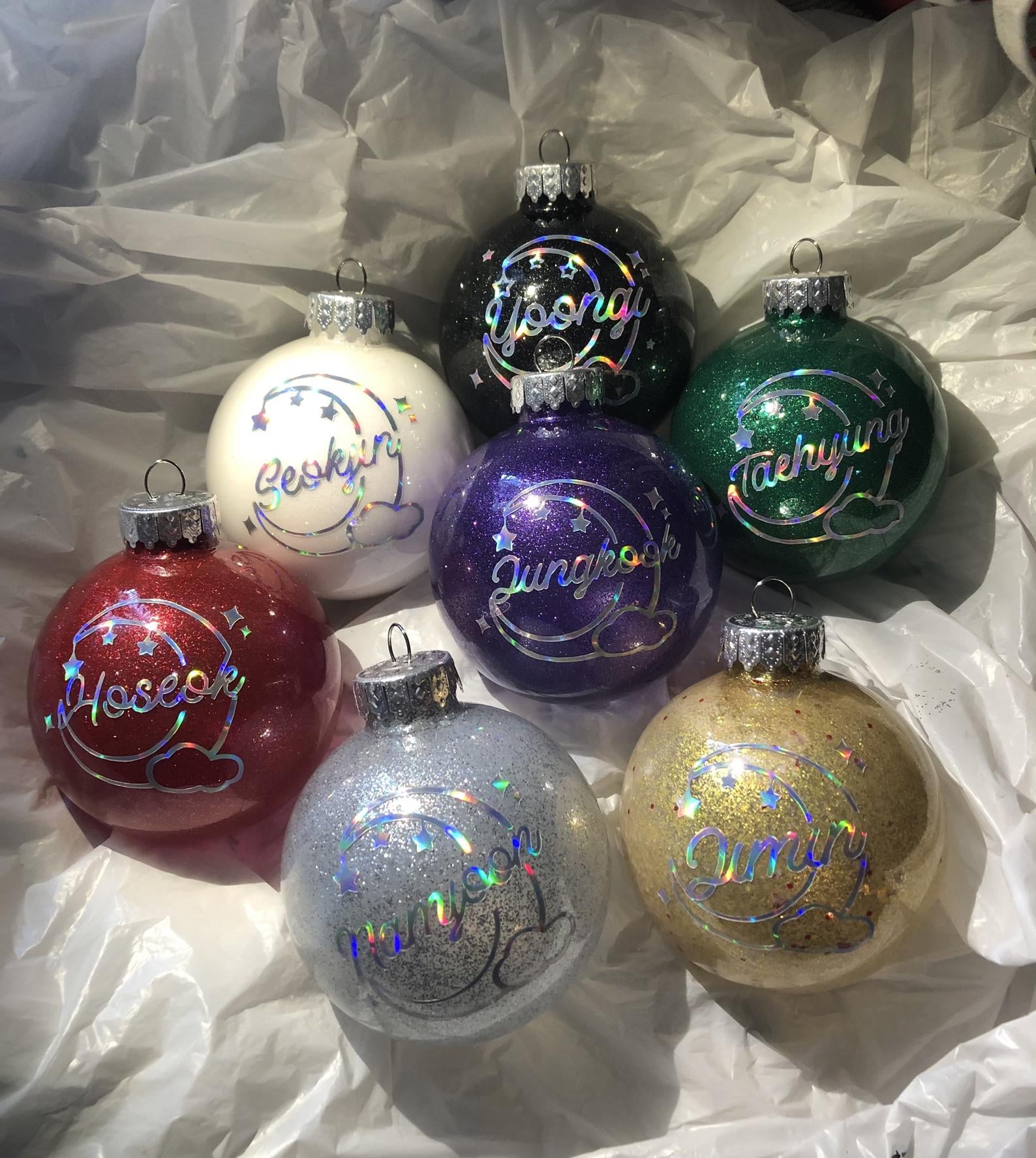 Bts christmas baubles Clearance