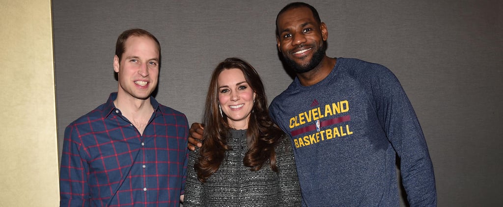 LeBron James Meeting Kate Middleton and Prince William