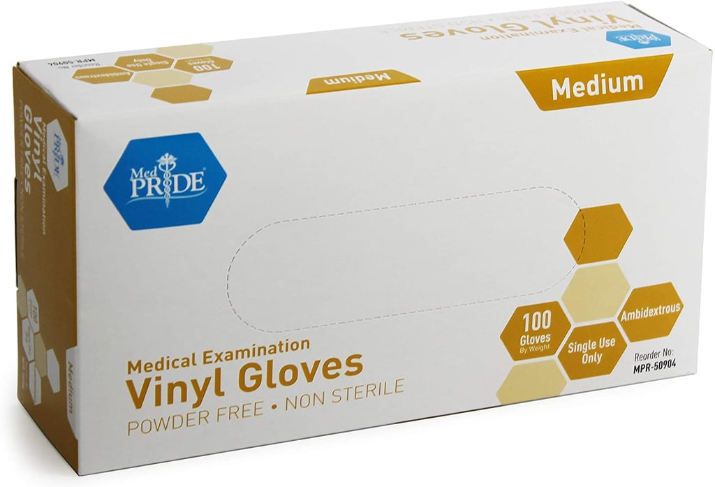 Medpride Medical Vinyl Examination Gloves