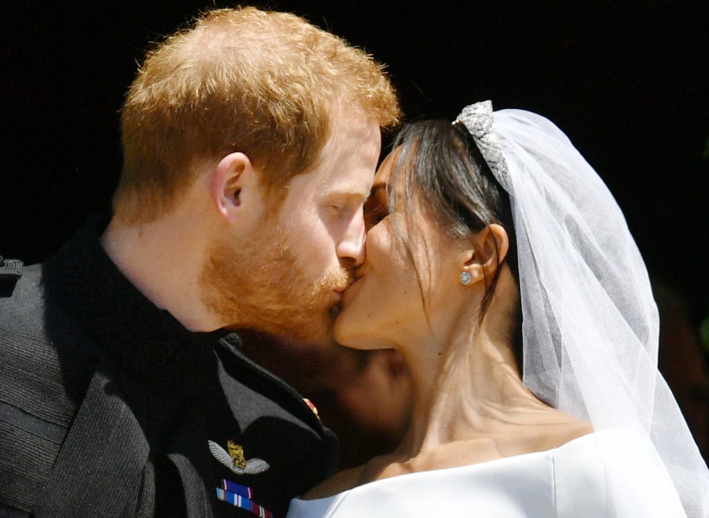 Prince Harry and Meghan Markle First Kiss Pictures