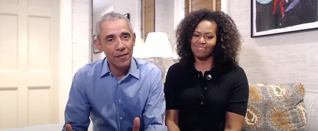 Barack and Michelle Obama Crash a Town Hall Meeting | Video