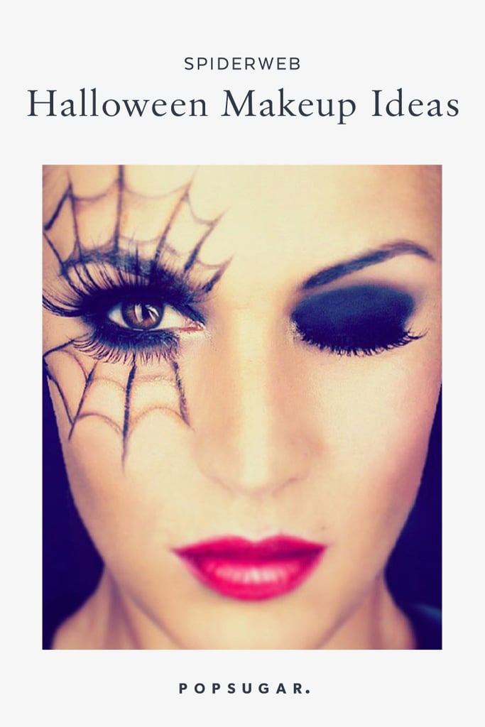 spider halloween makeup