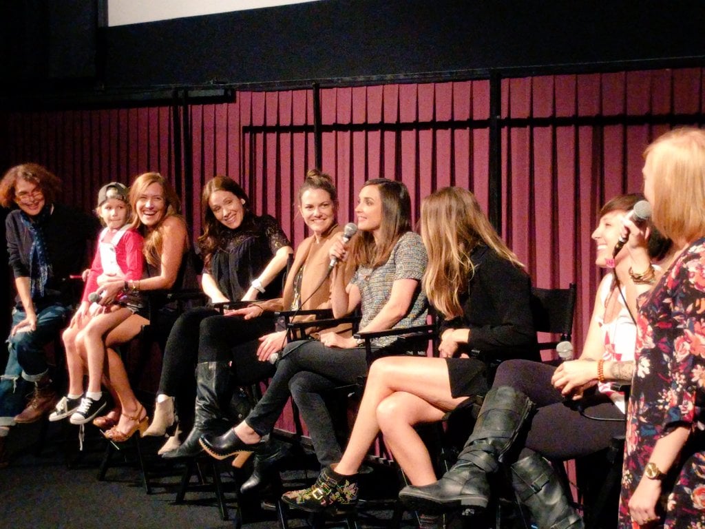 The cast answered questions from the stage.