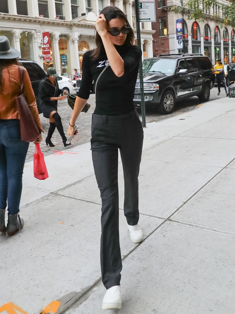 Kendall Jenner Trousers Style | POPSUGAR Fashion