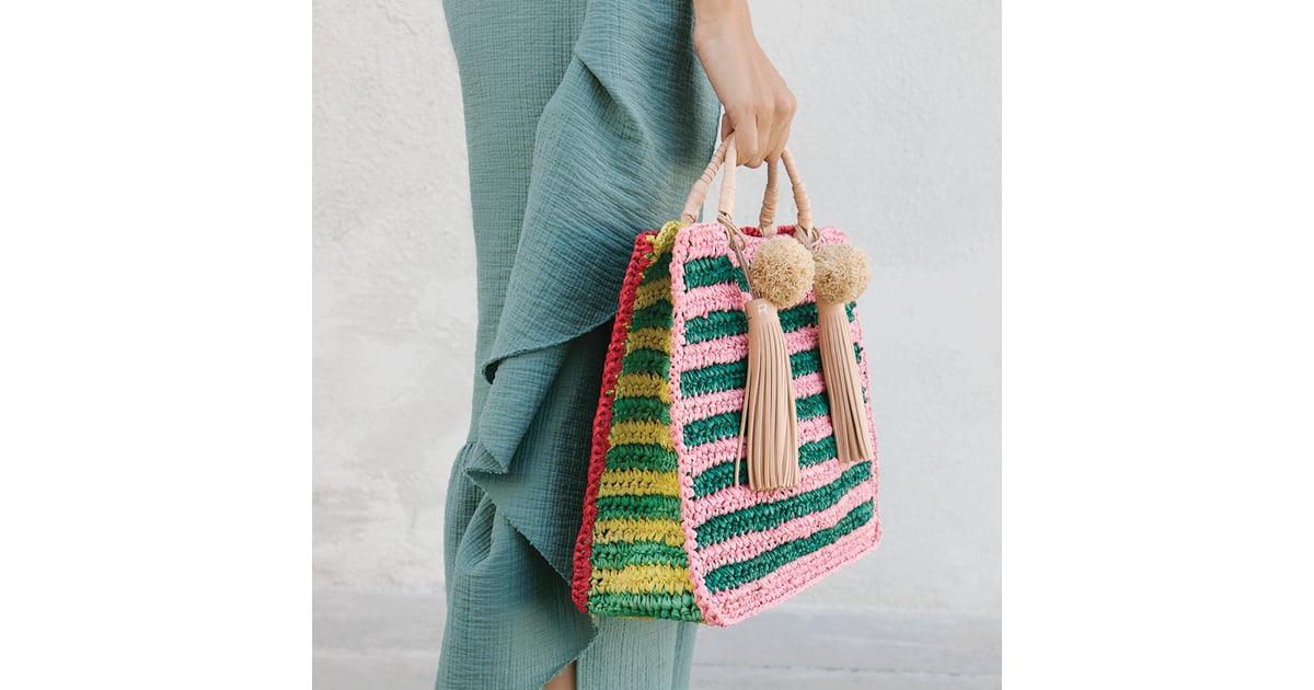Loeffler randall straw travel tote store